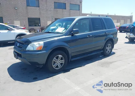 2005 Honda Pilot Ex-L из США, поврежденный, VIN 2HKYF18755H550765